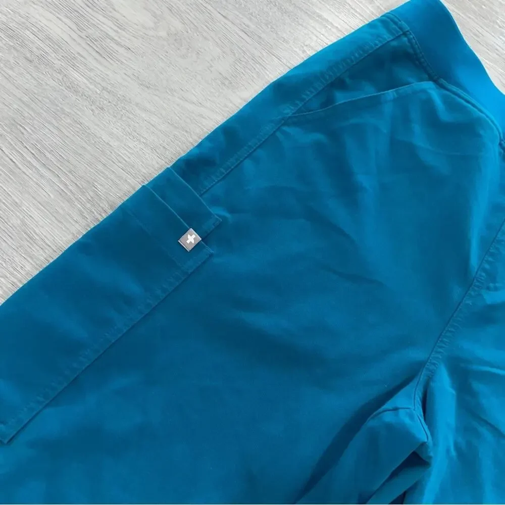 FIGS Axim Cargo Scrub Pant Men’s Medium Blue T2001 Technical Collection